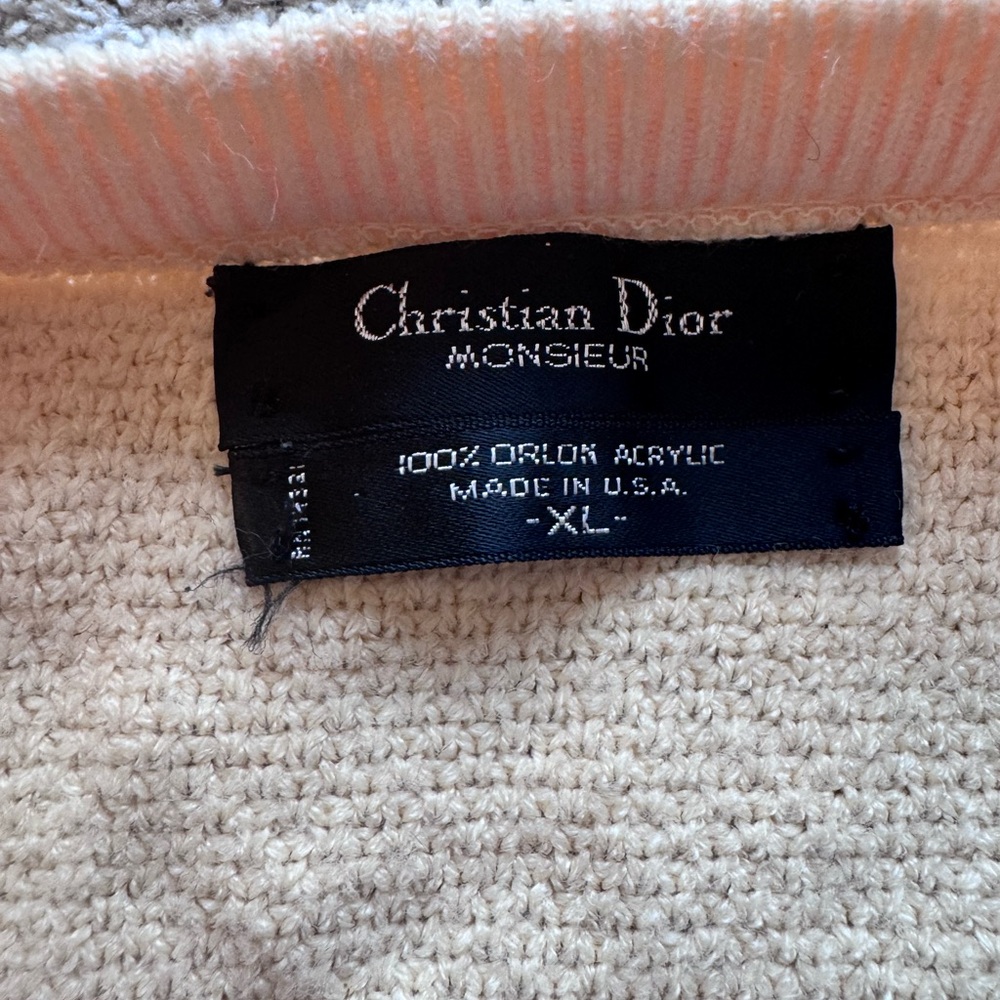 Butter Yellow Dior Sweater - Picture 3 of 4